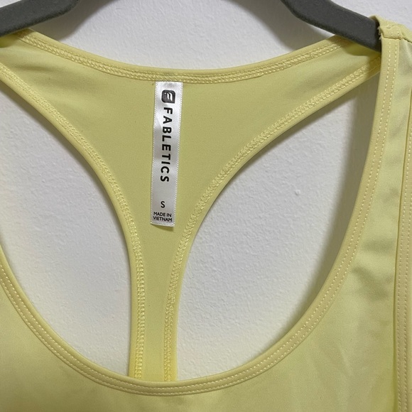 Fabletics Yellow Workout Tank Top Size small - Picture 2 of 5